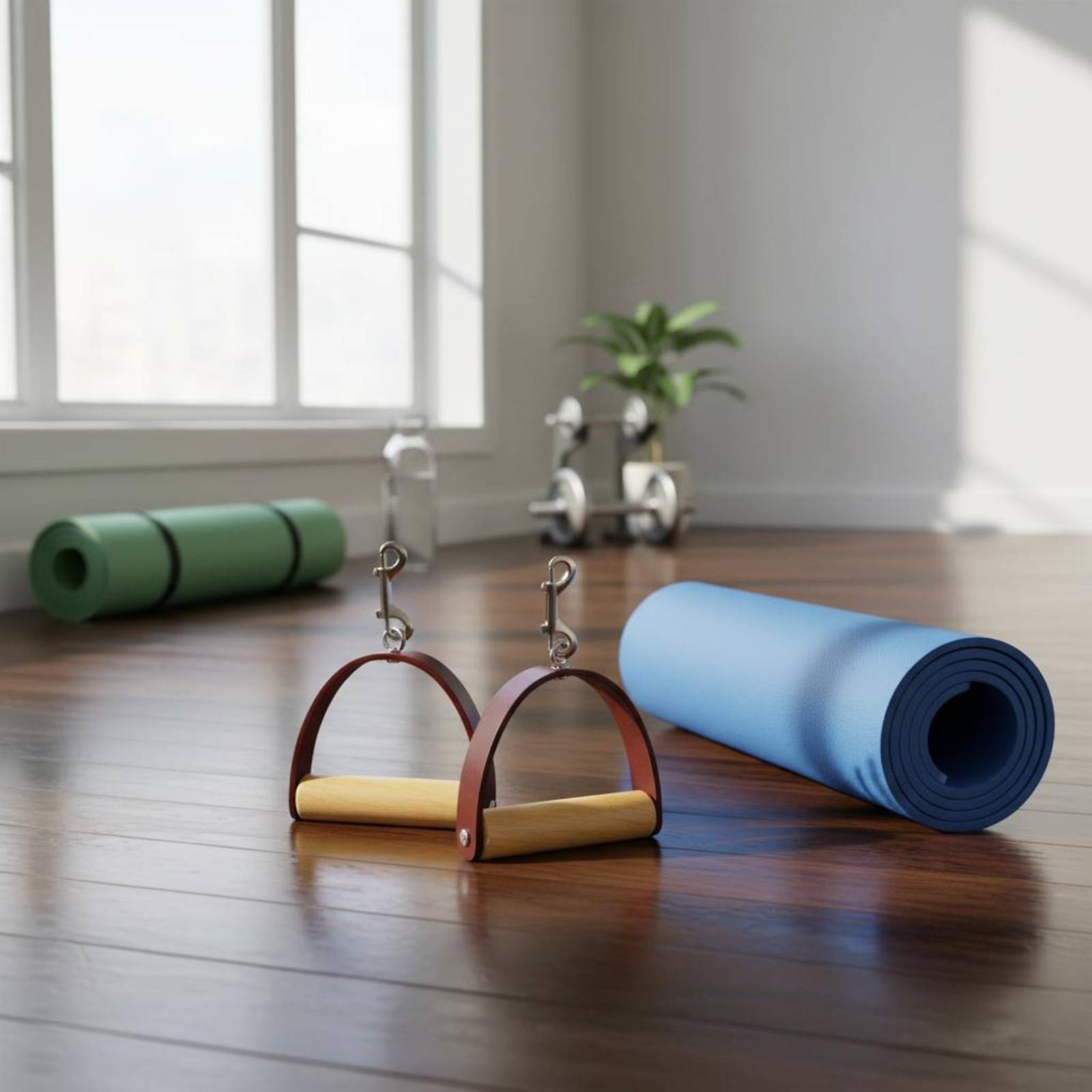 2 szt./zestaw: Skórzane uchwyt – Pilates & Yoga En Talavera Raquel Díaz recenzja i cena