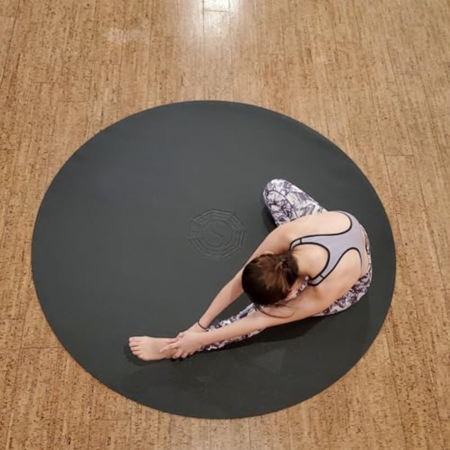 72 6' Duża okrągła mata do jog – Pilates Yoga And Tai Chi recenzja i cena