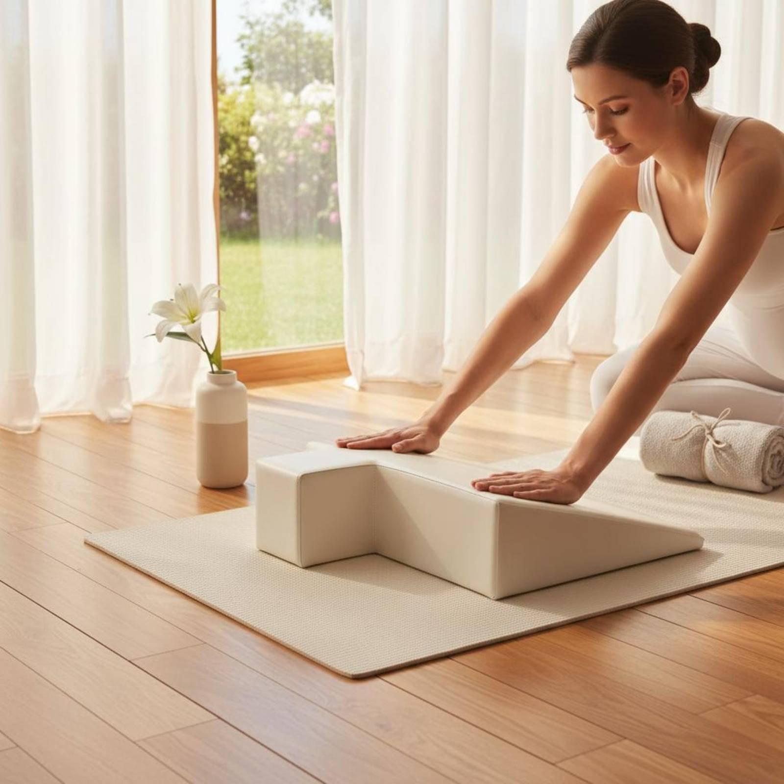 Poduszka podpierająca ciążę z  – Pilates & Yoga En Talavera Raquel Díaz recenzja i cena